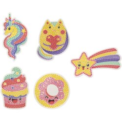 Diamond painting Magneter fantasy 5 stk.